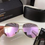 Porsche Sunglasses Replica AAA / Pink Lenses Gold Frame
